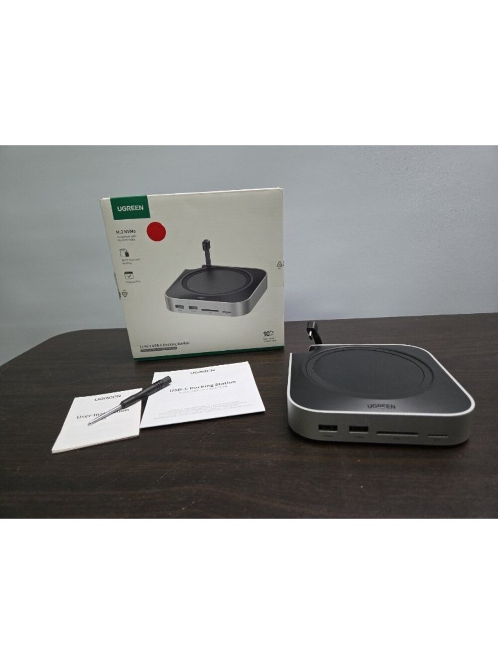 UGREEN Mac Mini M4 M4 Pro Docking Station 11 Port USB Hub M.2 SSD Enclosure 8TB
